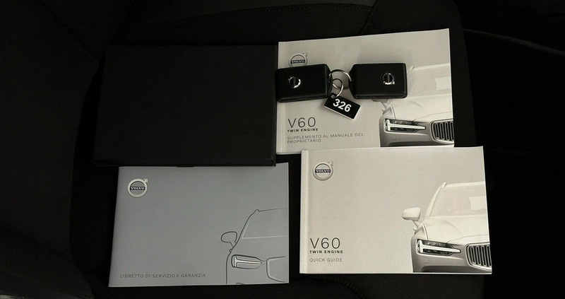 Volvo V60 cena 129900 przebieg: 164529, rok produkcji 2019 z Sztum małe 781